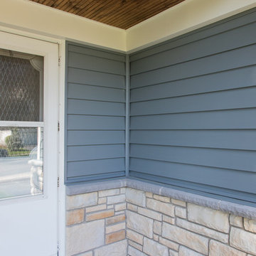 Exterior Renovation with Mastic Vinyl Siding and J&N Stone