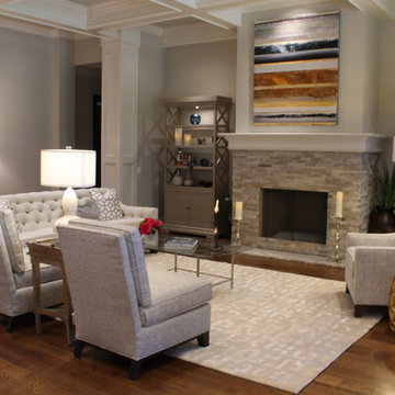 Transitional Living Room