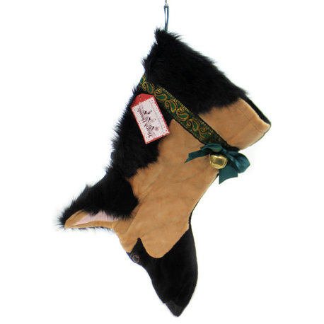 Christmas Greman Sheperd Stocking Best Friend Dog Pet
