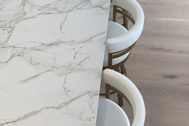 Example of a trendy dining room design in Toronto