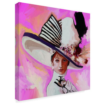 Howie Green 'Audrey Hepburn My Fair Lady' Canvas Art, 14"x14"