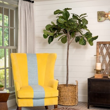 Colorful and Vibrant Basement