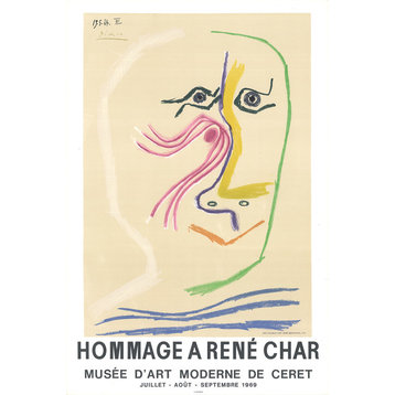 Pablo Picasso, Hommage A Rene Char, 1969, Artwork