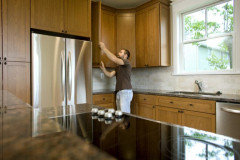 30 vs 36 upper kitchen cabinets, 9' ceiling