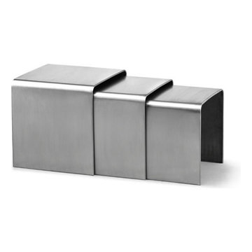Aura - Nesting Table Stainless Steel