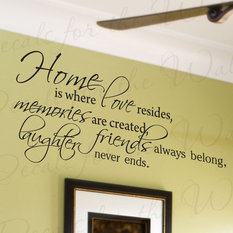 decals for the wall wall decal quote sticker vinyl lettering home is where love resides - Designer Wall Stickers decals for the wall wall decal quote sticker vinyl lettering home is where love resides - Designer Wall Stickers