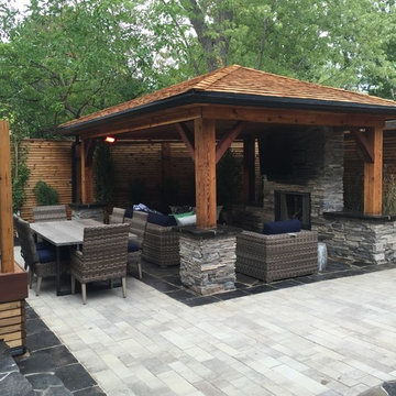 Outdoor Living Space with swimming pool