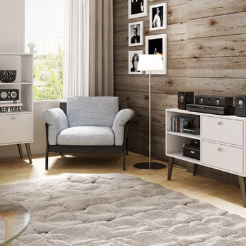 Sami Double Bookcase