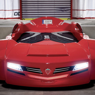 Car bed kids bedroom - Turbo Car Red Italia