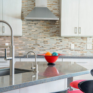 Modern Kitchen Remodel after a flood