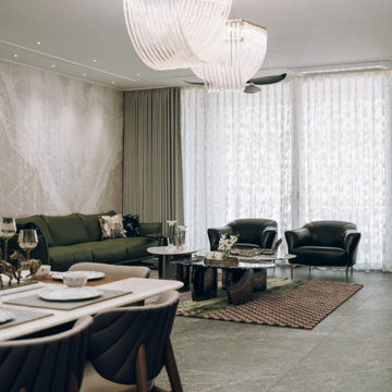 4 BHk Turn key Luxury Interiors.