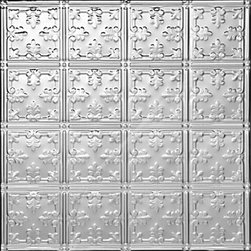 0605 Tin Ceiling Tile - Classic - MINI FLUER-DE-LIS - Ceiling Tile