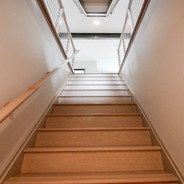 Project #66 | Modern Staircase with Twin Metal Stringers