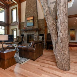 Timber Frame Home on Lake Ontario - Hardwood Flooring