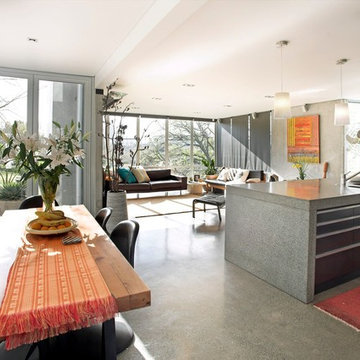 Concrete/wooden homes