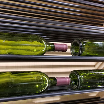 Evolution rod wine racks