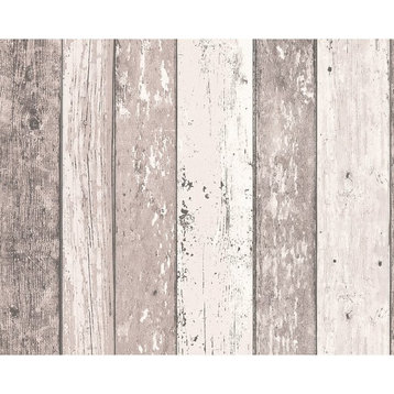 Wood Wallpaper For Accent Wall - 855053 New England Wallpaper, 4 Rolls