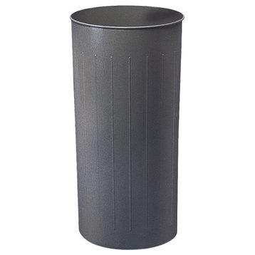 Safco Charcoal Round 20 Gallon Trash Can (Set of 3)