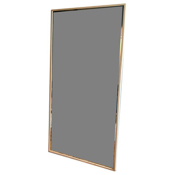LiteMirror, Shatterproof Wall Mount Mirror Wood Frame
