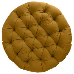 44 x 44 x 4 Papasan Outdoor Chair Cushion Ivory - Sorra Home