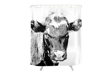 Cow, Shower Curtain