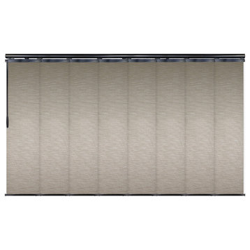 Nico 8-Panel Track Extendable Vertical Blinds 130-175"W
