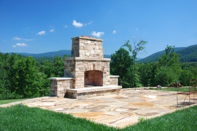 Fireplace and Patio