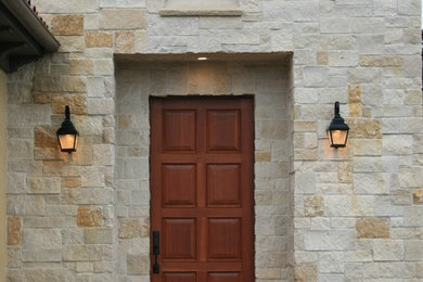 Tuscan entryway photo in Santa Barbara