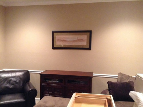 Living room wall decor