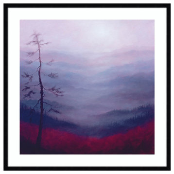 Alpine Pink by Lee Campbell Framed Wall Art 33 x 33