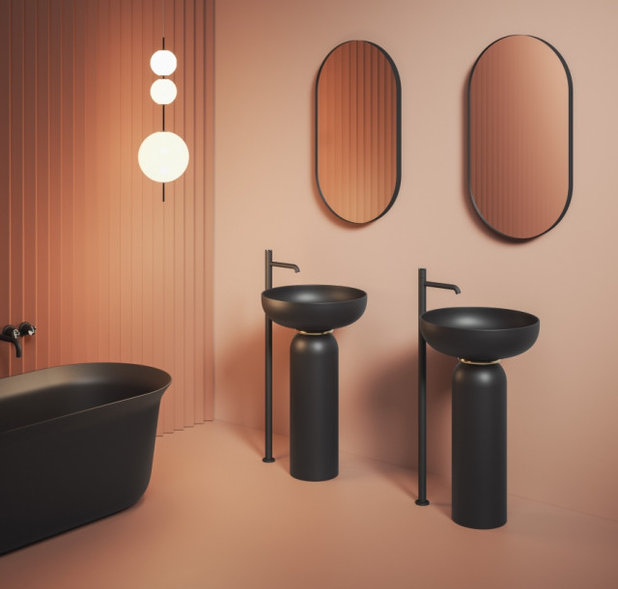 Per la prima volta a Cersaie, il lavabo Jolie di the.artceram, design di Meneghe