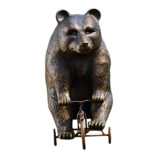 Big Bear - Little Trike - Eclectic - Garden Statues And Yard Art