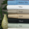 1000TC Striped Solid Egyptian Cotton Sheets