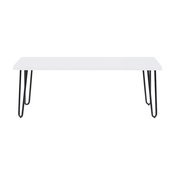 Global Furniture T1661 Black Hairpin Design Cocktail Table