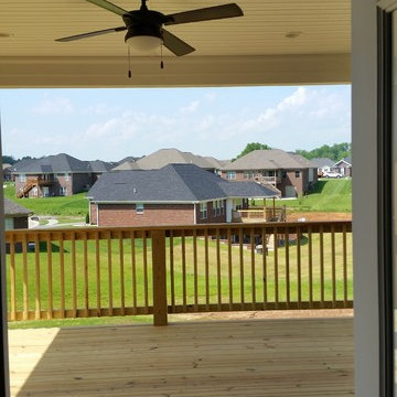 Covered deck and kitchen
