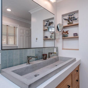 2025 - Transitional Hall Bath and Master Bath