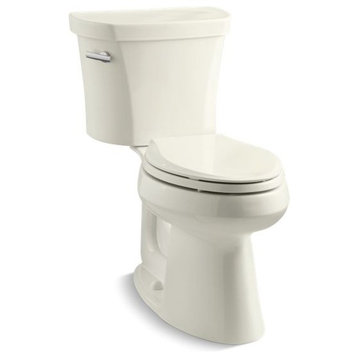 Highline Comfort Height 2-Piece Elongated 1.28 GPF Toilet, Biscuit