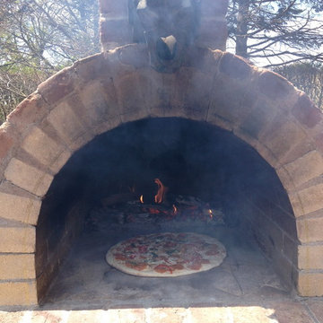 The Quiambao Family Wood Fired Brick Pizza Oven in New York