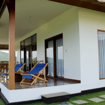 Bali - Indonésie, bungalows hoteliers