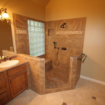 Master Bathroom Bathtub to Shower Conversion