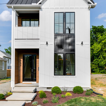 Modern White Home Exterior