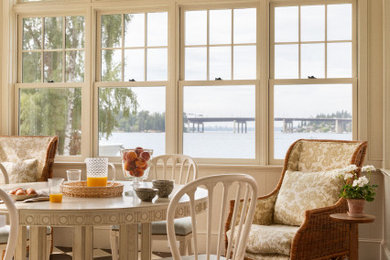 Inspiration for a timeless sunroom remodel in Seattle