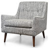 Rex Lounge Chair, Silver Gray