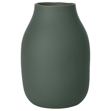 Colora Porcelain Vase, Agave Green