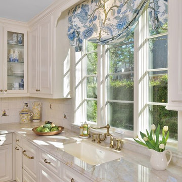 Classic Traditional White Kitchen Remodel