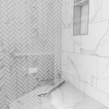 Hotel-inspired Bathroom remodel (Solon, OH)
