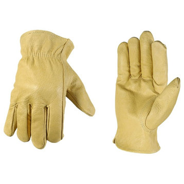 Wells Lamont 1133M Leather Work Gloves, Medium