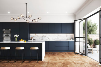 Photo of a contemporary kitchen in Other.