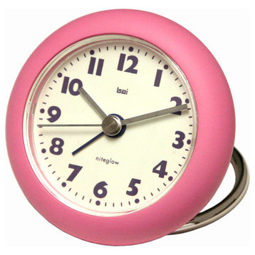 Rondo Travel Alarm Clock Pink