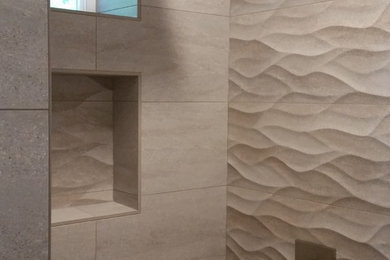 Inspiration for a modern bathroom remodel in Seattle